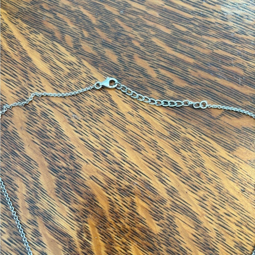 Elegant 925 Silver Pendant Necklace - Picture 4 of 7